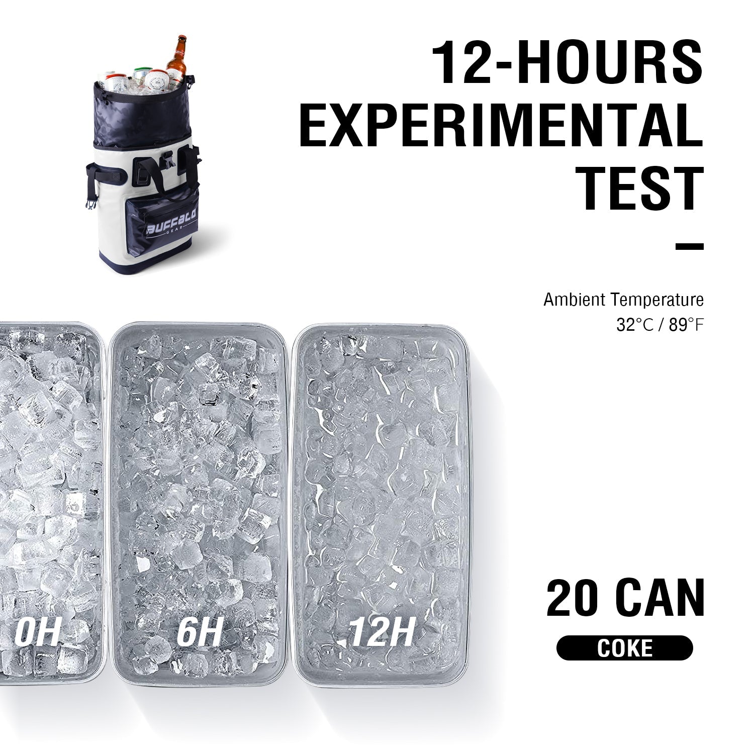 19QT Camping Backpack Cooler